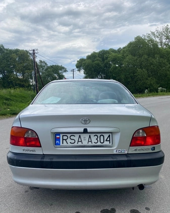 Toyota Avensis cena 7100 przebieg: 230000, rok produkcji 2000 z Kraków małe 154